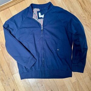 Ben Sherman Men’s Navy Blue Bomber Jacket